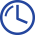 Animated clock icon