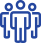 Animated group of people icon