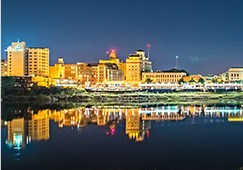 Nighttime skyline